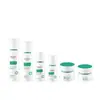 Materiais de embalagem cosmética frescos e simples: Frasco de loção essência 50g, frasco de creme, materiais de embalagem para produto de skincare rejuvenescedor, hidratante e clareador