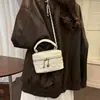 2026 Bolso de Hombro Cruzado Versátil de Alto Valor con Patrón de Diamantes en Cadena, Moda de Nicho de Alta Calidad para Otoño-Invierno