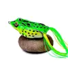 Luya Lei Rana Simulación Señuelo Falso Doble Anzuelo Señuelo Blando Señuelo Negro para Pesca Doble Anzuelo con Púas Doble Whare Accesorios para Equipo de Pesca