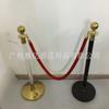 Lanyard acrílico al por mayor poste de conserje barandilla de fila de espera de vestíbulo caseta de guardia aeropuerto centro comercial poste de conserje bola de titanio