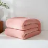 2026 Nueva Manta Cálida Gruesa de Terciopelo Sable Dorado 320g Otoño/Invierno Cama Individual/Doble Manta para Siesta de Dormitorio