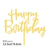 Decoración de Pastel de Celebridad de Internet Feliz Cumpleaños Repostería Pastel Acrílico Card de Diosa Masculina Plug-in Accesorios de Celebridad de Internet