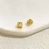 Anel Flor Espaçador de Contas com Zircônia Colorida Inlaid Banhado a Ouro 14K Alta Retenção de Cor Contas com Furo Grande Acessórios para Pulseira Colar DIY Venda por Atacado