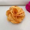 Tecido de Microfibra Borda Queimada Flor Acessórios Diy Cartão de Cabelo Anel Acessórios de Roupa Corsage Pequeno Fresco Acessórios de Joias Coreanas