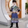 Disfraz Antiguo Infantil Traje de Pez Volador Estilo Ming para Bebé Guardería Niños Jin Yi Wei Hanfu Estilo Artes Marciales Traje de Actuación para Escuela Primaria