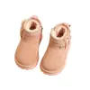 Botas de Nieve para Niñas Botas de Algodón para Niños Zapatos de Algodón para Niños 2026 Otoño Nuevo Estilo Botas Cálidas Versátiles Zapatos Grandes de Algodón con Plus de Terciopelo