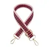 Acessório de Bolsa Jacquard Colorido de Novo Estilo Transfronteiriço Dupla Face Alça Larga para Ombro Alça para Pendurar Bolsa de Ombro Única Transversal Alça Lanyard para Garrafa de Água
