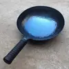 Productos genuinos de Zhangqiu Olla de Hierro Hecha a Mano Maestro Olla de Hierro Hecha con Espejo Hogareña Antigua Sartén Antiadherente Sin Recubrimiento Olla Universal Hecha con Espejo