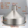 Funil Espessado de Aço Inoxidável 304 para Fabricante 40cm Diâmetro Grande Funil de Enchimento Funil para Máquina de Moldagem por Injeção