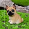 Figura de Resina de Perro Dibujo Animado Perro Lindo Micro Paisaje Creativo Adorno de Escritorio de Coche Caja Ciega Jardinería Transfronterizo Mini