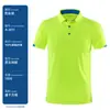 Roupas de Trabalho Populares Frescas de Secagem Rápida Camisetas Publicitárias Camisetas de Verão com Gola Polo Manga Curta Logo Bordado Personalizado