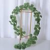 Eucalipto artificial de ratán para decoración de bodas, enredadera, planta verde, cifrado, hojas de eucalipto, hoja de eucalipto, ratán.