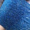 Mingdu Cristal Azul Fósforo Cinza Rosto de Futebol Contas Espalhadas Atacado Apatita Corte Rosto Semi-acabado Acessórios de Jóias DIY