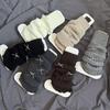 Meias de Tricô Y2K Grossas Outono e Inverno Quentes Meias para Panturrilha JK Meias Femininas Polainas Meias Femininas de Tricô com Laço