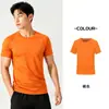 Camiseta de malla transpirable de secado rápido con iones de plata para verano, cuello redondo, manga corta, personalizada con impresión de logotipo, pedido mínimo una pieza