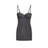 Vestido de Lino de Doble Cara para Chica Atractiva con Cintura Ajustada y Tirantes Nuevo Estilo Primavera/Verano 2026 Vestido Sexy de Línea A con Copas Falda Corta