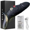 Manga Vibratoria para Pene de Hombre de Comercio Exterior, Anillo de Bloqueo de Semen, Ejercitador de Pene, Masajeador, Entrenador, Juguete Sexual para Adultos