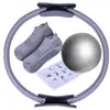 Calcetines de Pilates Yoga Numbwin Juego de Cuatro Piezas Set de Fitness para Interiores y Exteriores Equipo Pequeño para Moldear el Cuerpo Transfronterizo