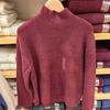 Roupas Femininas Japonesas Suéter de Tricô Shufulei de Gola Alta para Outono e Inverno 2024 Suéter Solto de Manga Longa Suéter Macio e Aconchegante GL469430