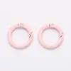 Aleación de Color Pintura Hebilla de Resorte Anillo de Resorte Abierto Llavero Accesorios para Joyería DIY Llavero para Auriculares Venta al por Mayor