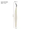 Pinzas para Pestañas Acero Inoxidable Clip de Pluma Dorada Clip Delfín para Injerto Set de Pinzas para Pestañas Artista de Pestañas Recortador de Pestañas