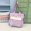 Bolsa de tutoría linda y espaciosa para estudiantes de secundaria y preparatoria, con un nuevo diseño estilo Harajuku, perfecta para la escuela, uso casual y como bolso de hombro o tote.