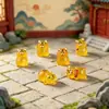 Micro Paisagem Luminous Tigre Gordo Pequeno Acessórios de Resina Decoração de Carro DIY Criativo Desenho Animado Pequenos Enfeites Luminosos