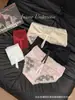 Pantis de Encaje Rosa Dulce Tentación para Mujer, Estilo Francés Puro Deseo Sin Costuras Hueco en la Espalda con Lazo, Ropa Interior Sexy de Triángulo para Mujer