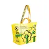 Fornecedor Fabrica Bolsas Tote com Zíper Mais Vendidas e Sacolas de Compras Tecidas em PP Eco-Laminado