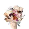 Venta Caliente Transfronteriza Morandi Retro Flor Preservada Ramo Terminado Día de San Valentín Festival Regalo de Cumpleaños para Novia Ramo de Flores Secas En Stock
