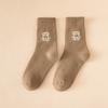 Calcetines cálidos de media caña para otoño e invierno para mujer, calcetines gruesos forrados de felpa para dormir, calcetines sueltos sin compresión, calcetines Terry versátiles