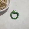 Chaveiro Colorido de Maçã com Fecho de Mola Simples Abertura Argola de Mola DIY Acessório de Celular Peças de Chaveiro
