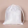 Bolsa de Satín tipo Seda con Cordón para Guardar Regalos y Joyería, Personalizable con Impresión de Logo