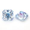 Moissanita Ace de forma especial, piedra desnuda, azul hielo, chaflán cuadrado, color plano, moissanita de forma especial, venta al por mayor