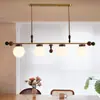 Lustre de Restaurante Estilo Medieval Lâmpada de Sala de Jantar Madeira Maciça Cor Noz Estilo Chinês Novo Retro Simples Proteção para os Olhos Lâmpadas de Pousada