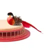 Juguete Popular para Gatos Transfronterizo Caña Única Ventosa Pluma Pájaro Atrapador Palo para Gatos Cable de Acero Desmontable Juguete Atrapador para Gatos