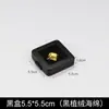 Caja de Almacenamiento de Joyas, Caja de Piedras Preciosas para Anillos, Caja de Piedras Preciosas, Acero Inoxidable Vidrio Transparente Estilo Hong Kong Caja de Exhibición de Piedras Preciosas de Colores Diamante