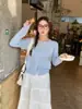 Cárdigan de punto negro para mujer, nueva prenda exterior de primavera y otoño con top tipo camiseta sin mangas, amarillo pollo, talla única