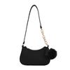 Bolsa Pequena para Mulheres 2023 Primavera Bolsa de Ombro Retrô Bolsa Transversal Simples e Fashion Bolsa de Axila Estilo Estrangeiro Bolsa Feminina de Feltro