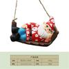 Elfos manchados, enfeites de resina para homem velho, desenhos animados de Natal, barba branca, elfos anões, série de artesanato em resina, fronteira cruzada