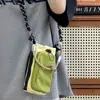 Bolsa leve de secagem rápida para garrafa de água para esportes ao ar livre, bolsa de ombro pequena simples para mulheres, bolsa quadrada pequena casual para moedas, fones de ouvido e telefones celulares