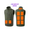 Colete Softshell Inteligente Elétrico Aquecido de Inverno com Logo Personalizado em Grupo, Coleira Alta, à Prova de Vento, Quente para Uso ao Ar Livre