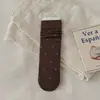 Calcetines florales pequeños y delicados estilo francés de algodón puro de media pantorrilla, estilo nuevo de Instagram, calcetines versátiles holgados, calcetines largos