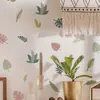 Pegatinas de Pared de Hojas Verdes Transfronterizas para Puertas de Armario y Paredes de Dormitorio, Pegatinas de Arte para Embellecimiento de Decoración del Hogar Estilo Ins, PVC Autoadhesivo