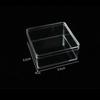 Caja de Almacenamiento Transparente Prefabricada de Fábrica Plástico Caja Cuadrada Pequeña Caja de Embalaje de Almacenamiento Pulsera de Cuentas de Buda Pulsera Caja de Pastelería Venta al por Mayor