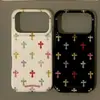 Diseño Cruzado Estilo Coreano Adecuado para Funda de Teléfono Apple 17 Pro Max iPhone 16 Anticaída 14 Modelo Nuevo 15 Galvanizado 13