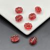 Miçangas de vidro 11*12,5mm furo vertical através de pequeno cristal açúcar cristal de gelo Quadrado Marca live pulseira diy miçangas soltas