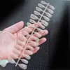 Uñas de Arte para Uñas, Uñas Color Puro Brillante Color Nude Usables, Uñas Pre-Hechas, Extensión Completa, 30 Tiras de Uñas Postizas, Una Pieza Envío Directo