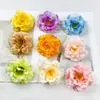 Flores artificiales estilo bosque, cabezas de flor de delfinio multicapa, kit de materiales para pasador y accesorio para el cabello DIY, regalo de decoración para el hogar, arreglo floral