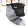 Celebridad de Internet Moda Bolso Colgante de Cola de Zorro Llavero Colgante Estilo Popular Joyería Colgante Exposición de Cómics Accesorios Cosplay